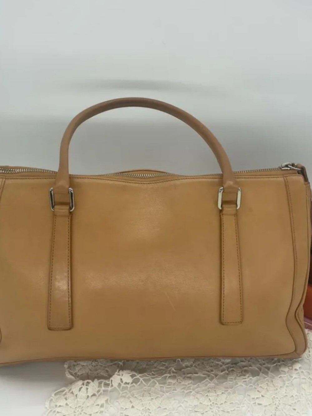 Coach Vintage Bonnie Britian Tan Legency Zip Satchel - Picture 4 of 12